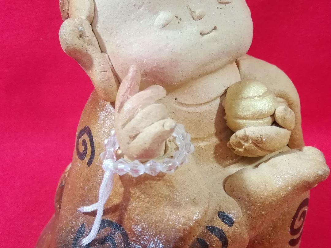 Amazon.co.jp: 地蔵 お地蔵さん 観音様 お守り 宝珠 陶器 : おもちゃ